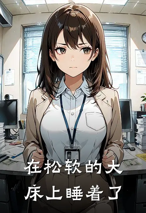 在松软的大床上睡着了
