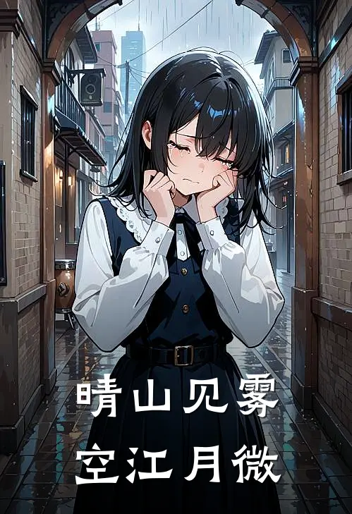 晴山见雾空江月微