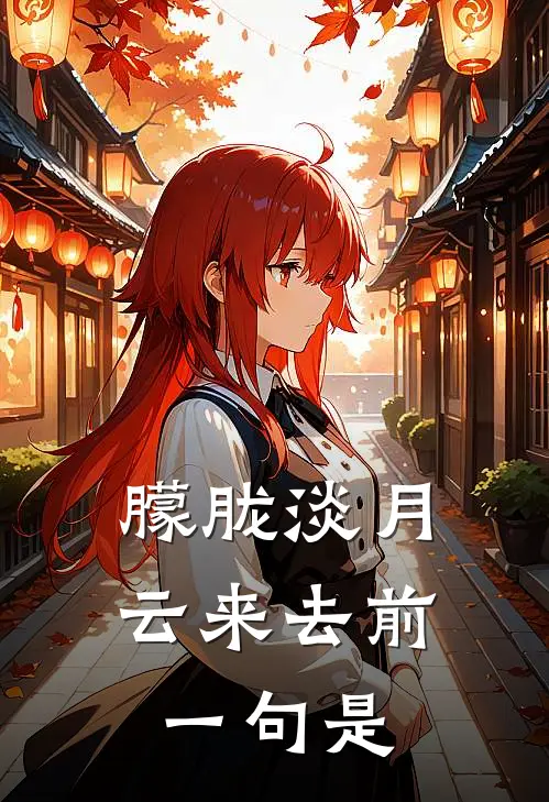 朦胧淡月云来去前一句是