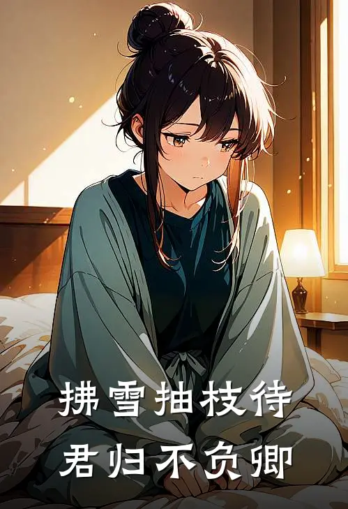 拂雪抽枝待君归不负卿
