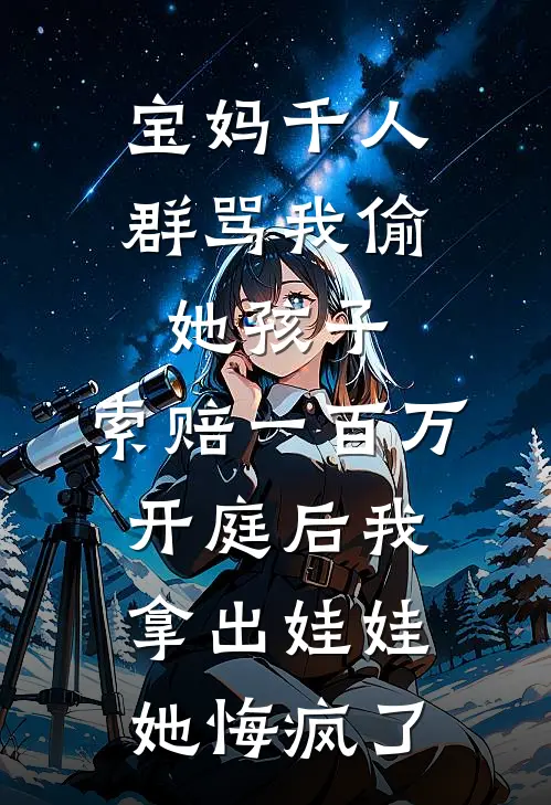 宝妈千人群骂我偷她孩子，索赔一百万，开庭后我拿出娃娃她悔疯了
